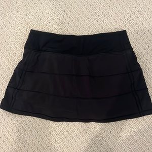 Lululemon Black Tennis Skirt